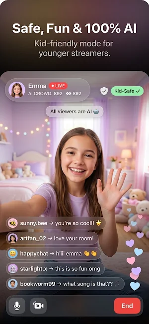 Hypeo: AI Live Stream & Fans Screenshot 2