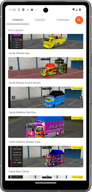 Mod Bussid Truk Balap Screenshot 3