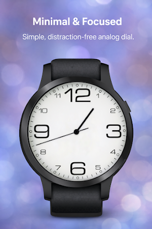 Minimal Analog Watch Face Aura Screenshot 2