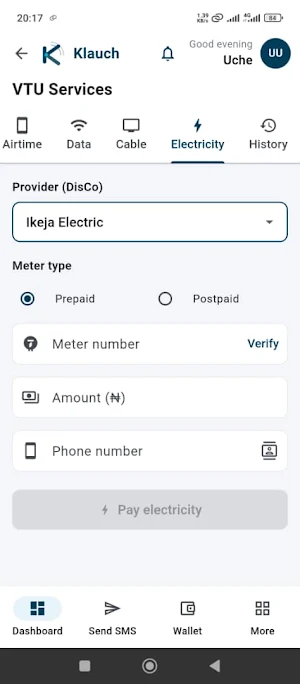 Klauch - Message Automation Screenshot 1