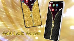 Gold Lock Screen Screenshot 0