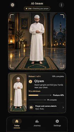 Al-Imam: First pray then play Screenshot 1