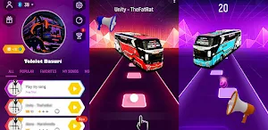 Telolet Basuri - Tiles Hop 3D Screenshot 2