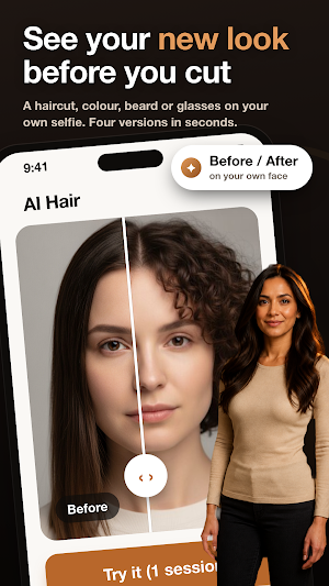 AI Hair: Hairstyle Try-On Screenshot 0