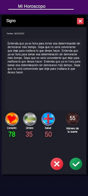 Mi Horoscopo Screenshot 2