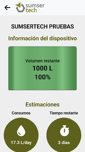 Medidor Depósitos Sumser Tech Screenshot 2