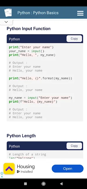 Cheat Sheet Screenshot 3