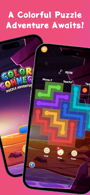 Color Connect Puzzle Adventure Screenshot 0