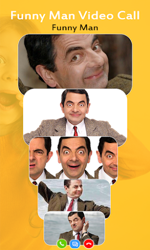 Funny man fake video call Screenshot 3