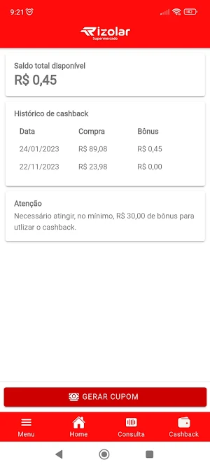 Rizolar Supermercado Screenshot 2