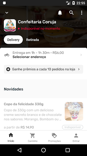 Confeitaria Coruja Screenshot 0
