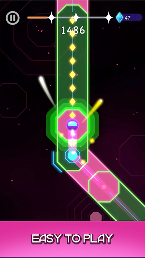 Dancing Tiles Rush: Magic Ball Screenshot 3