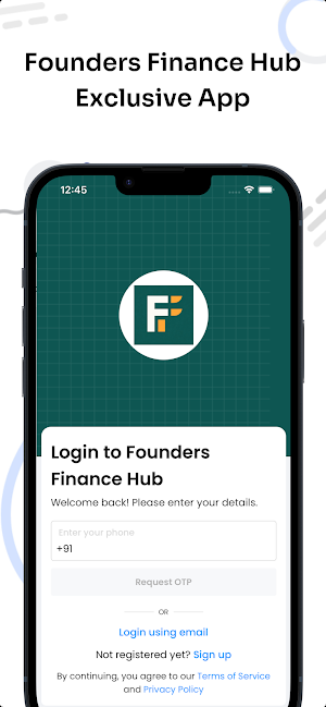 Founders Finance Hub Screenshot 0