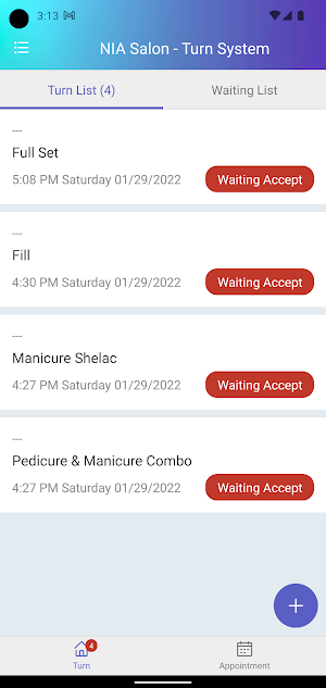 NIA Salon Employee Screenshot 0