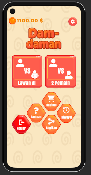 Dam-daman (Checkers) Screenshot 0