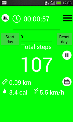 Pedometer and step counter Screenshot 2