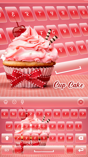 Cupcake - Keyboard Theme Screenshot 2