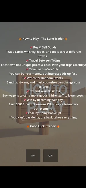 The Lone Trader Screenshot 1