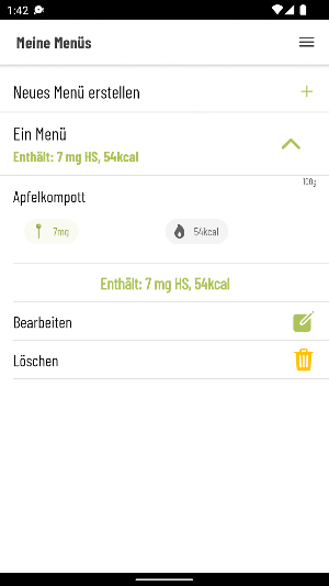 Purinrechner Screenshot 1
