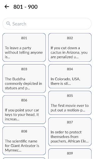 Did You Know? - 1000 Facts Screenshot 3
