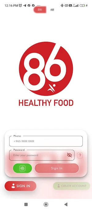 86Healthy Screenshot 1