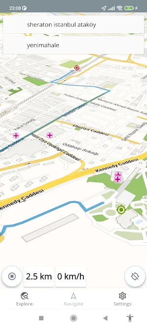 Istanbul Turkey Offline Map Screenshot 1