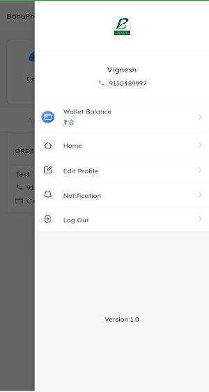 Banu Provision Delivery Screenshot 2
