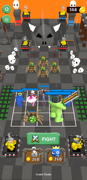 Merge Monster Blue Evolution Screenshot 0