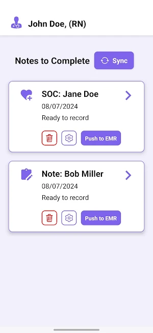 Roger - Home Health Assistant Screenshot 0