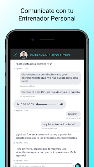 Entrenamientos ALTIUS Screenshot 3