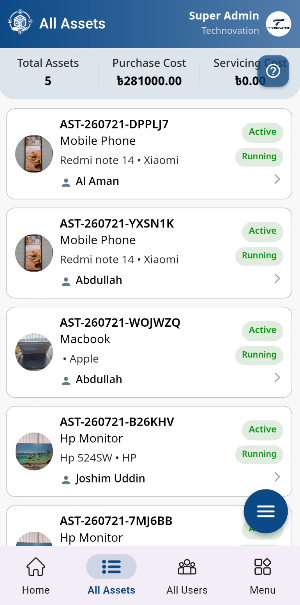 Asset Management Screenshot 2