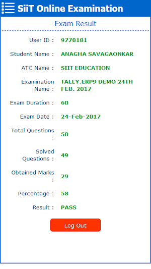 SiiT Exam Screenshot 3