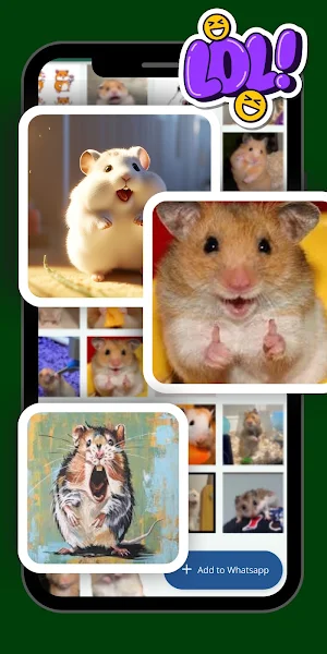 Hamster Reaction StickerWA Screenshot 1