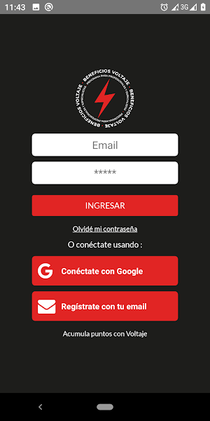 Beneficios Voltaje Screenshot 0