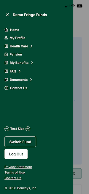 Benesys Member Portal Screenshot 0