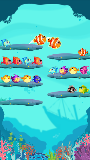 Fish Sort Puzzle - Color Fish Screenshot 1