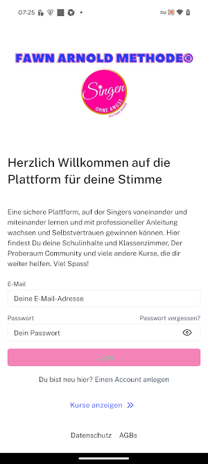 Fawn Arnolds Singen ohne Angst Screenshot 0