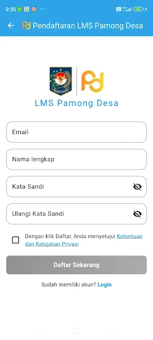 LMS Pamong Desa Screenshot 1