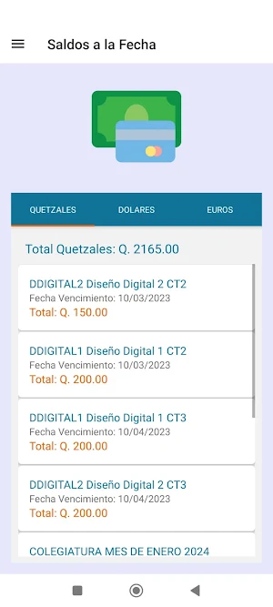 MSSchoolApp Screenshot 1