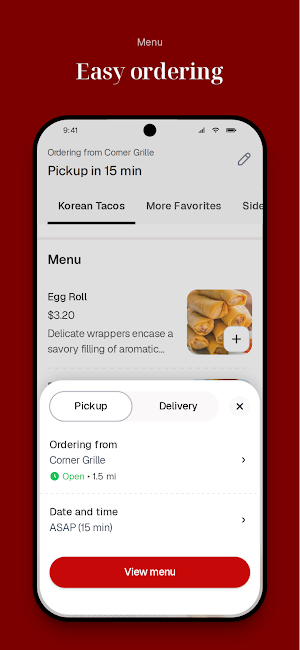 Corner Grille Screenshot 2