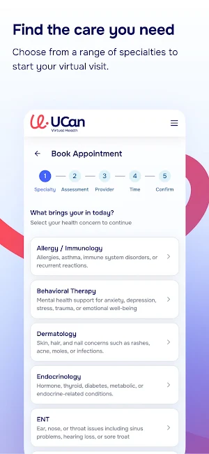 UCan Virtual Health Screenshot 0