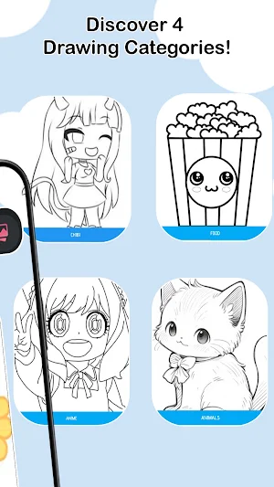 ARDraw - Kawaii Trace & Sketch Screenshot 1