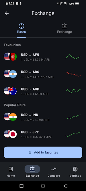 Global Currency Converter Screenshot 2