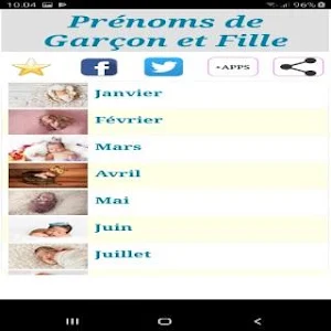 Prénoms du calendrier et leurs significations Screenshot 0