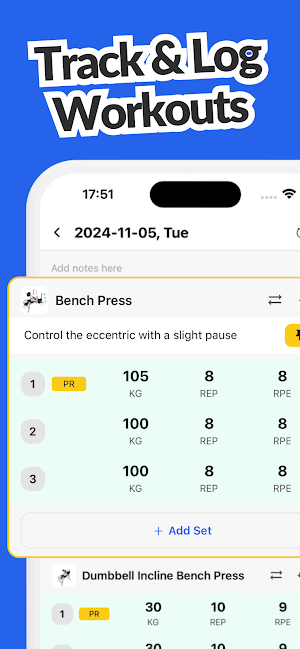 Gym Workout Tracker & Log Screenshot 0