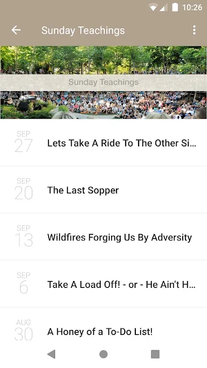Applegate Christian Fellowship Screenshot 1