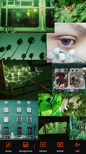 Orenji 🍊 : Free Photo Collage & Backgrounds maker Screenshot 3