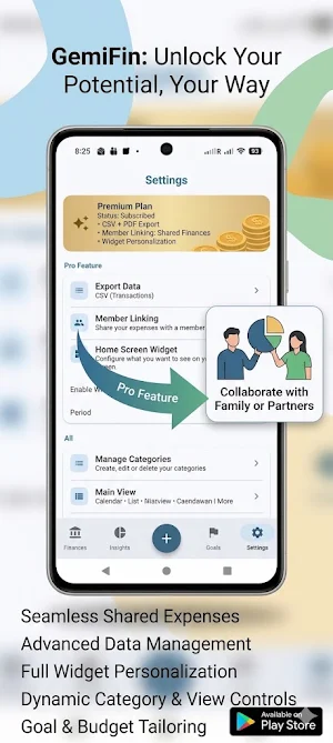 Gemifin: AI Budget Planner Screenshot 2
