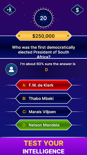 Millionaire Trivia Game Screenshot 3