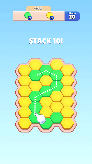 Hexa Stack Screenshot 0